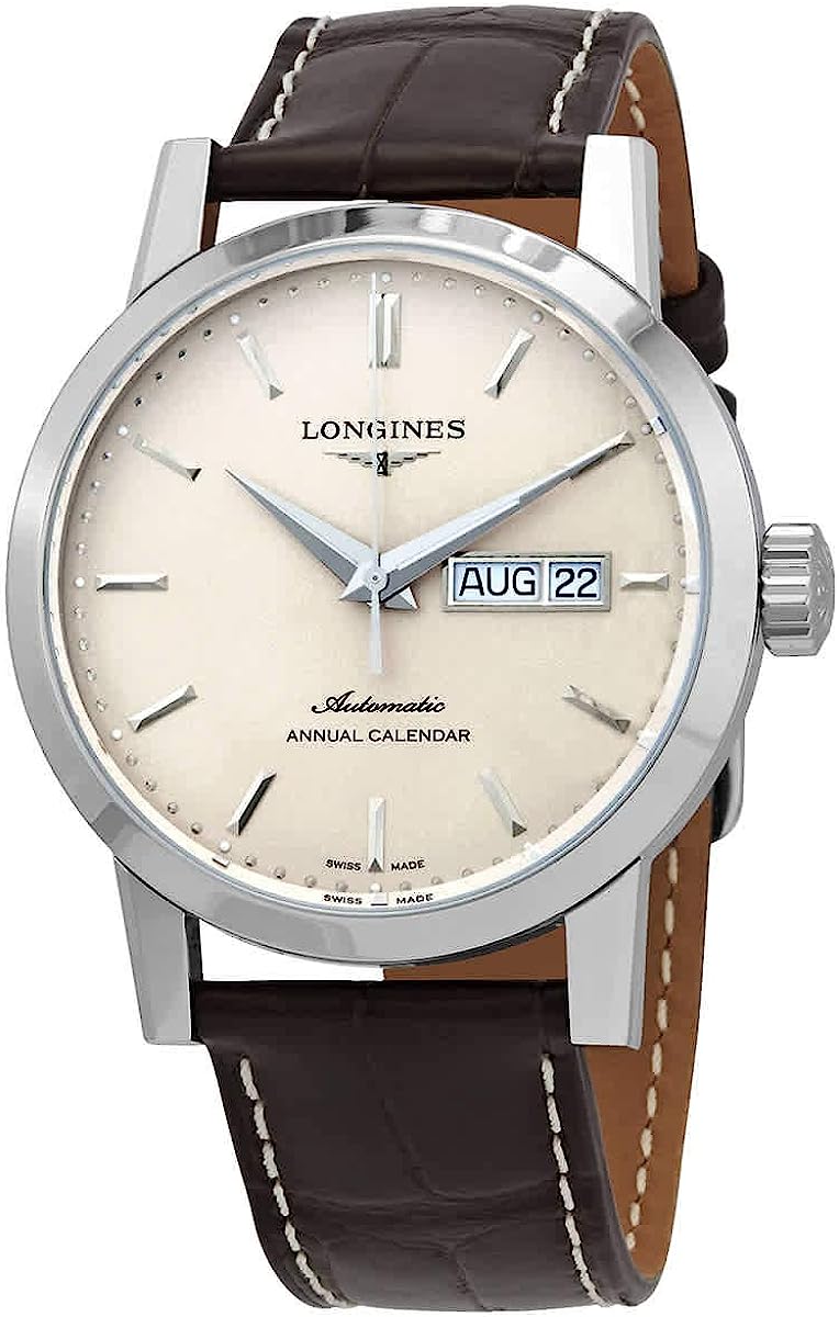 Longines 1832 Automatic Beige Dial Men's Watch L4.827.4.92.2