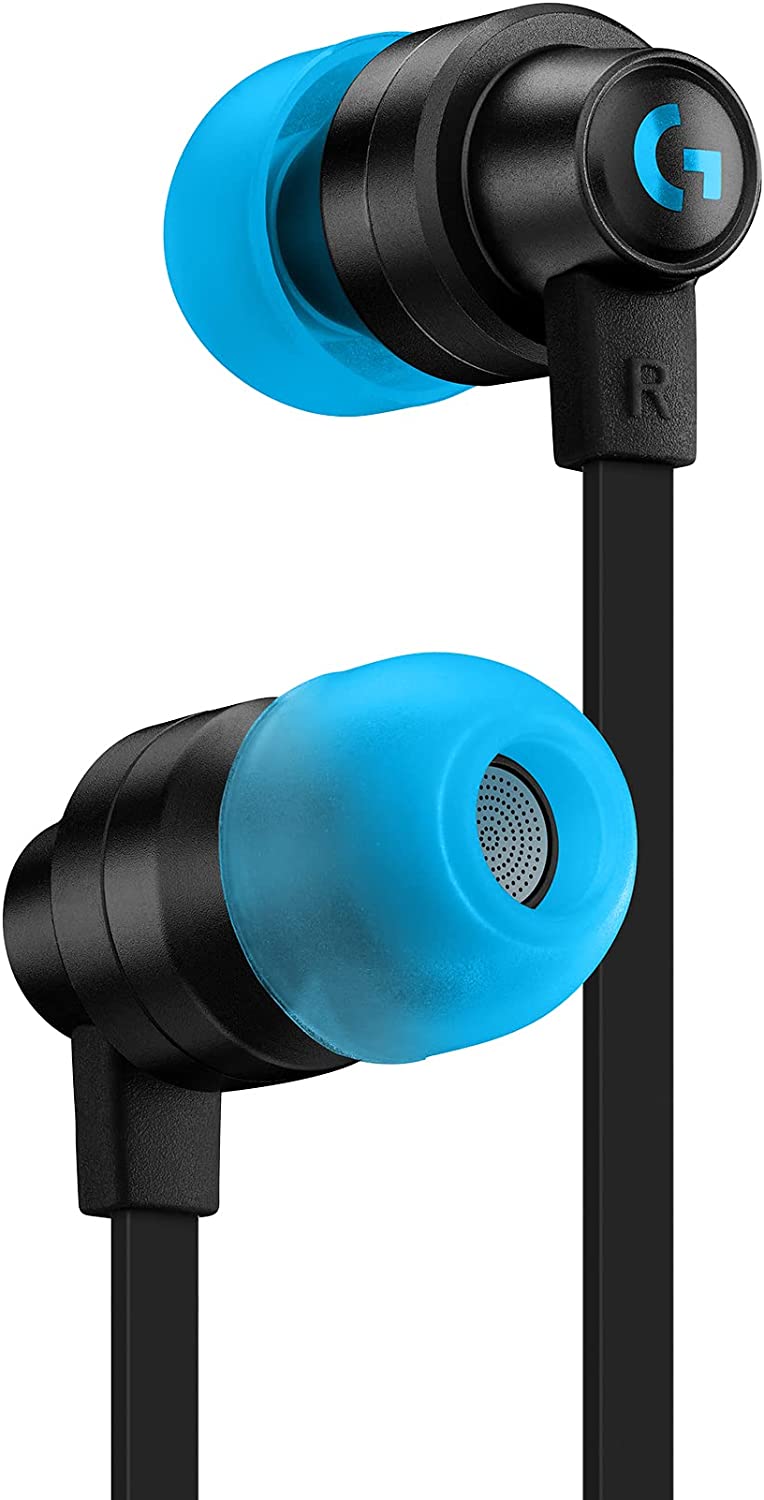 Logitech G333 Gaming Earphones with Dual Audio Drivers, in-line mic and Volume Control, Compatible with PC/PS/Xbox/Ninte