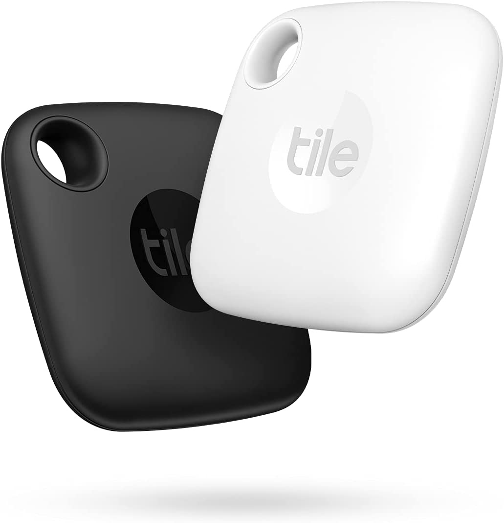 Tile Mate 2-Pack. Bluetooth Tracker, Keys Finder and Item Locator for Keys, Bags and More; Up to 250 ft. Range. Water-Re