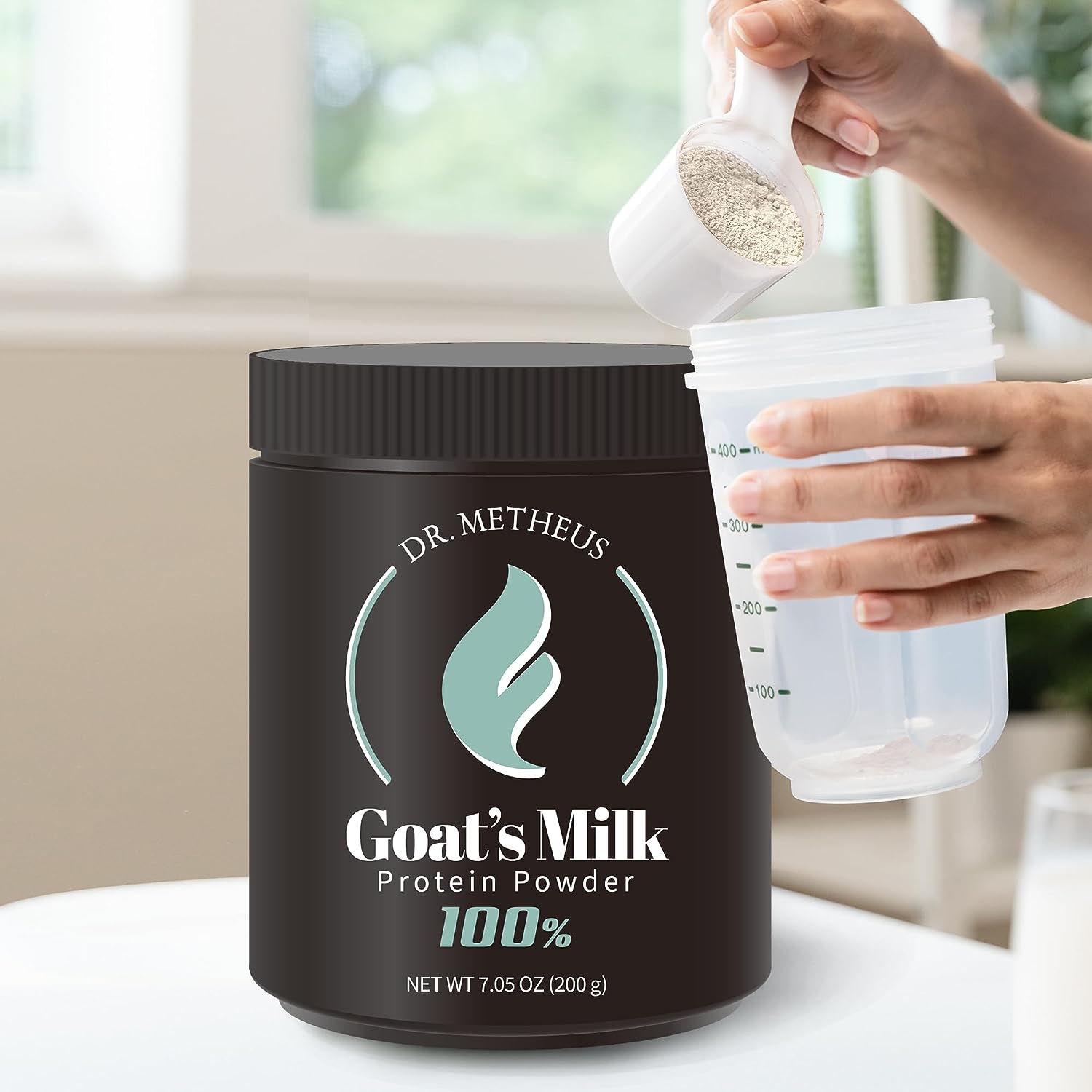 Dr.Metheus Goat Milk Powder 7.05 oz – Powdered Milk Sourced from the Netherlands, Non Fat Milk - Easily Digested, Rich i
