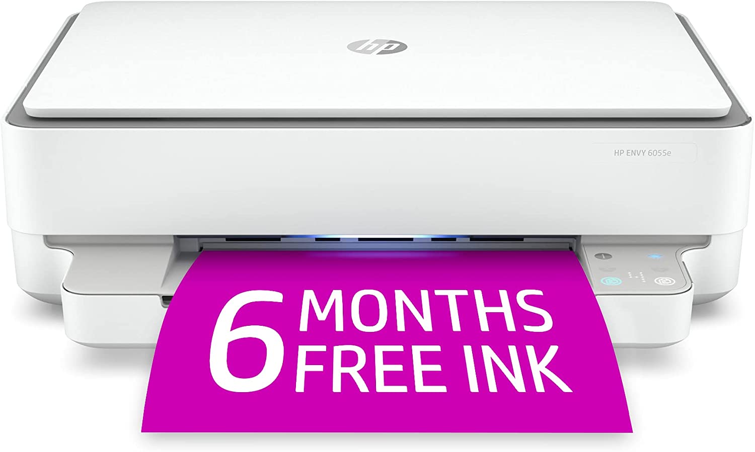 HP ENVY 6055e All-in-One Wireless Color Printer， with bonus 6 months free Instant Ink (223N1A)