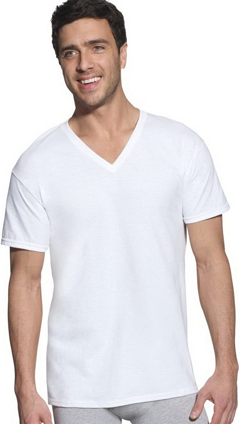 Hanes Ultimate Men's 6-Pack Best V-Neck T-Shirt